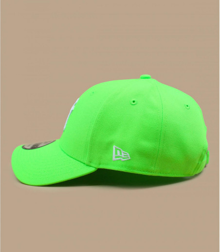 Neon green NY cap